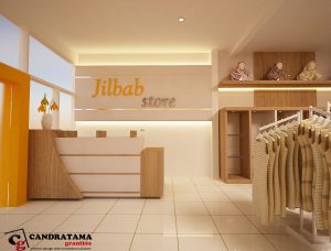 desain interior butik kecil sederhana