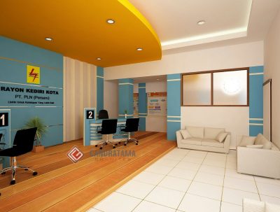 interior ruang pelayanan dan lobby