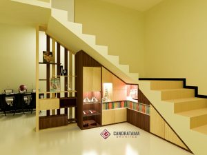 lemari tangga minimalis