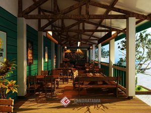 desain interior cafe malang