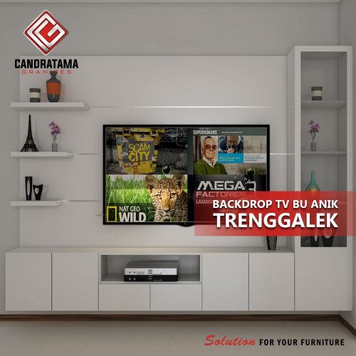 jual interior backdrop tv