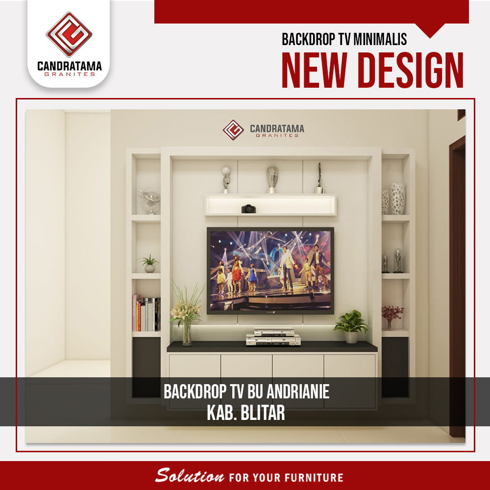 desain backdrop tv minimalis