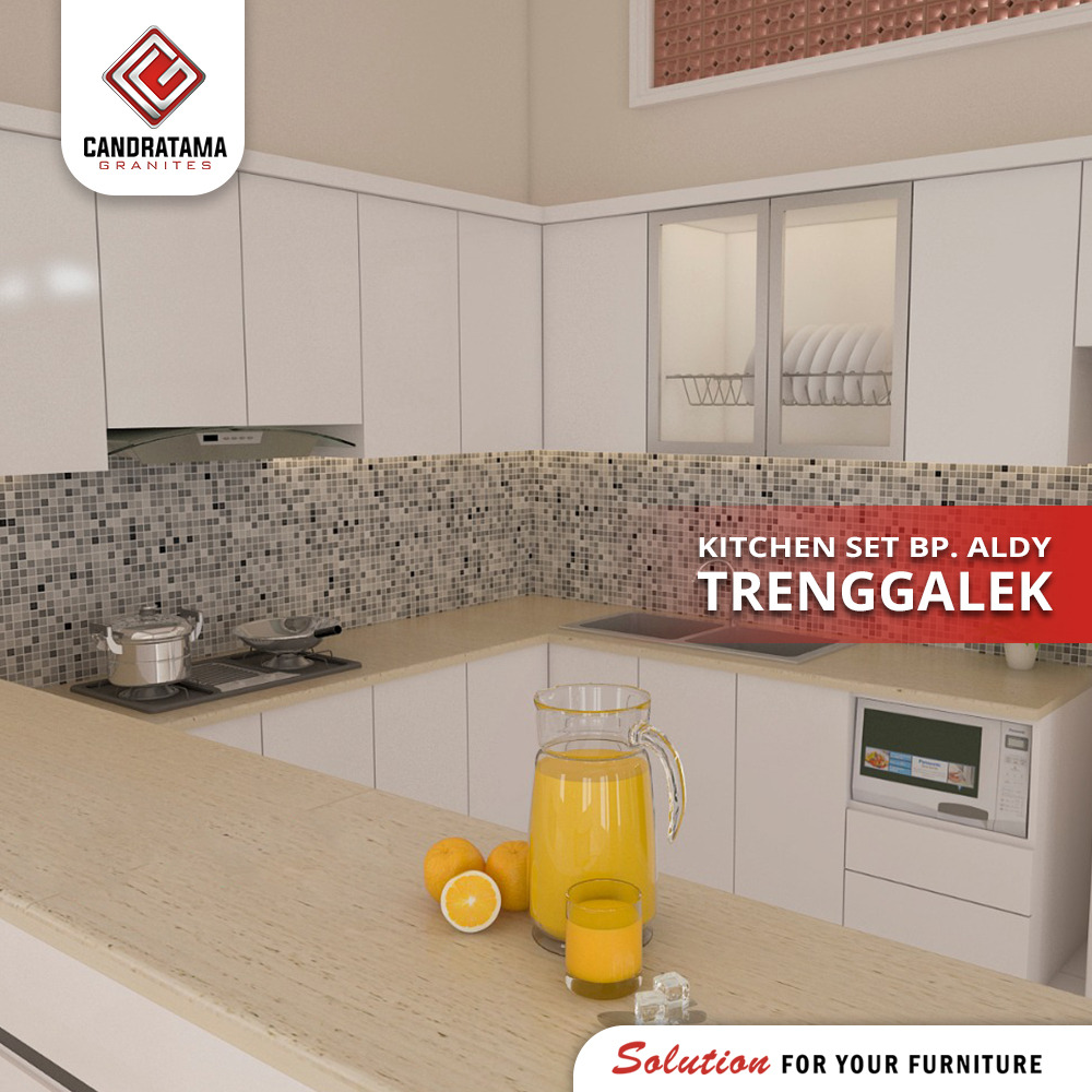kitchen putih elegan