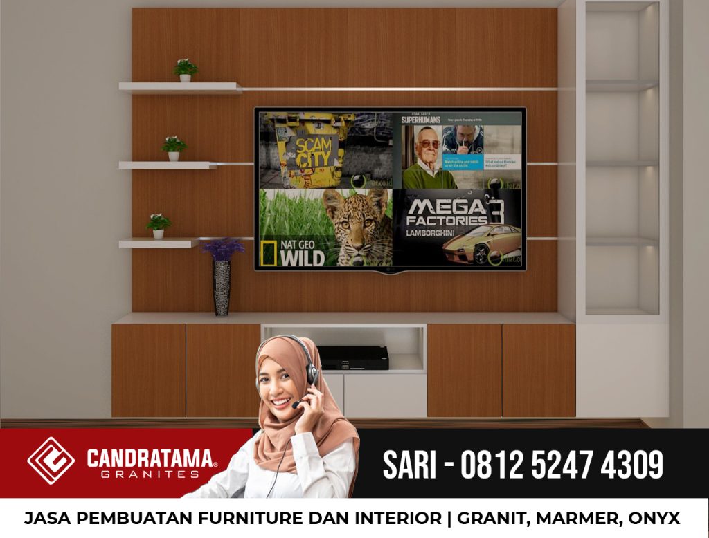 Backdrop Tv minimalis