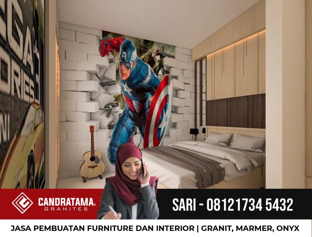 Desain Interior Kamar cowok Minimalis