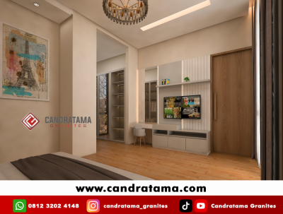interior backdrop tv kediri jawa timur
